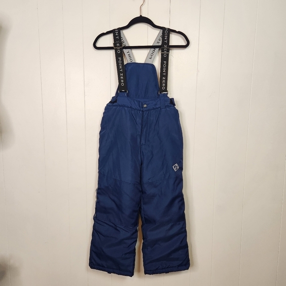 Point Zero Other - Point Zero Kids Snow Pants Overalls Removable Bib Snowpants Boys Size 10 Blue
